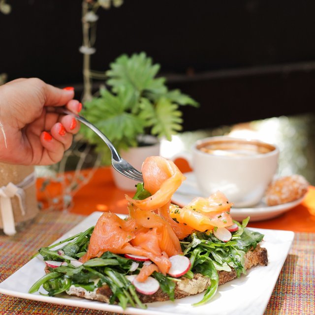 Any plans for today?! Join us on the patio for a delightful meal! Our fresh smoked salmon tartine is the perfect lunch to enjoy in the su...