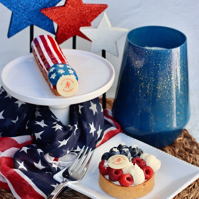 Sweeten your Independence Day celebrations with our patriotic tarts and eclairs! β 
.β 
.β 
.β 
.β 
.β 
.β 
.β 
.β 
.β