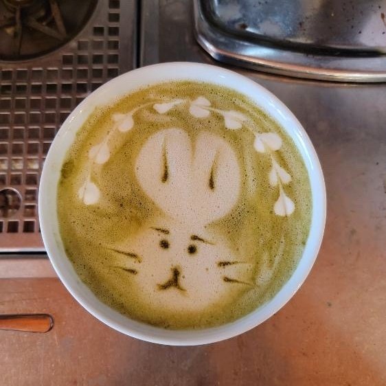 Hop into serenity this morning with our tasty Matcha Latte π΅β¨β 
.β 
.β 
.β 
.β 
.β 
.β 
.β 
.β 
.β 
.β