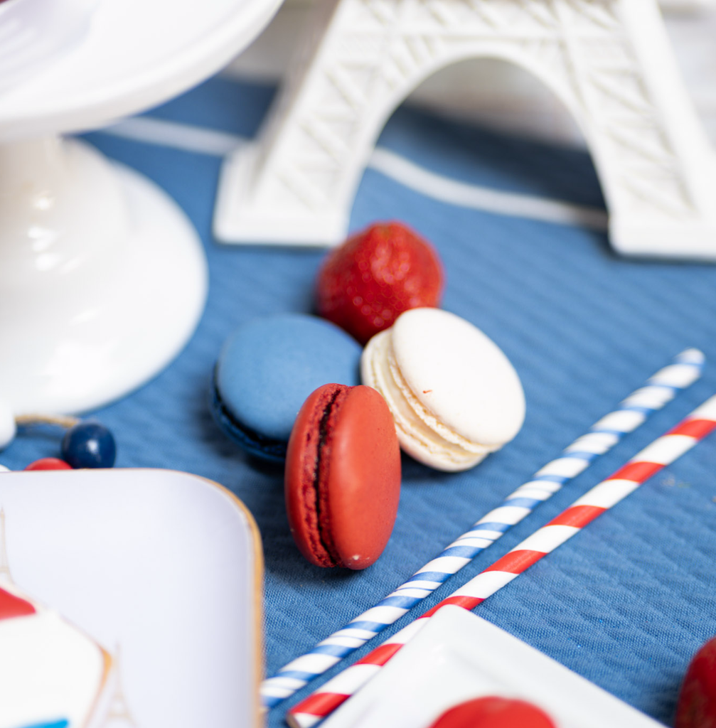 Macarons box for Bastille Day – second variety